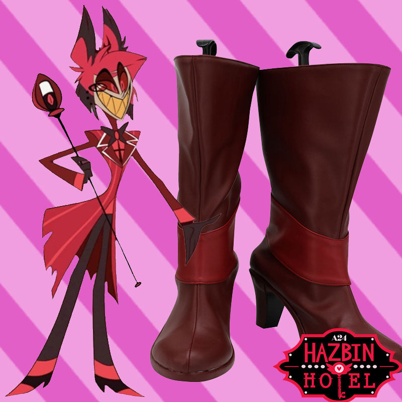 Hazbin Hotel Alastor The Radio Demon Cosplay Shoes - Hazbin Hotel