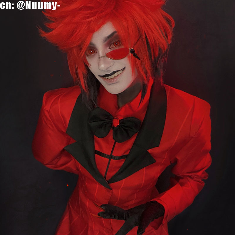 Hazbin Hotel Alastor The Radio Demon Cosplay Costume - Full Set