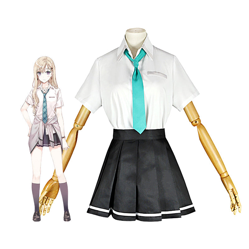 Days with My Stepsister Ayase Saki JK Uniform Cosplay Costume - Full Set S-XL