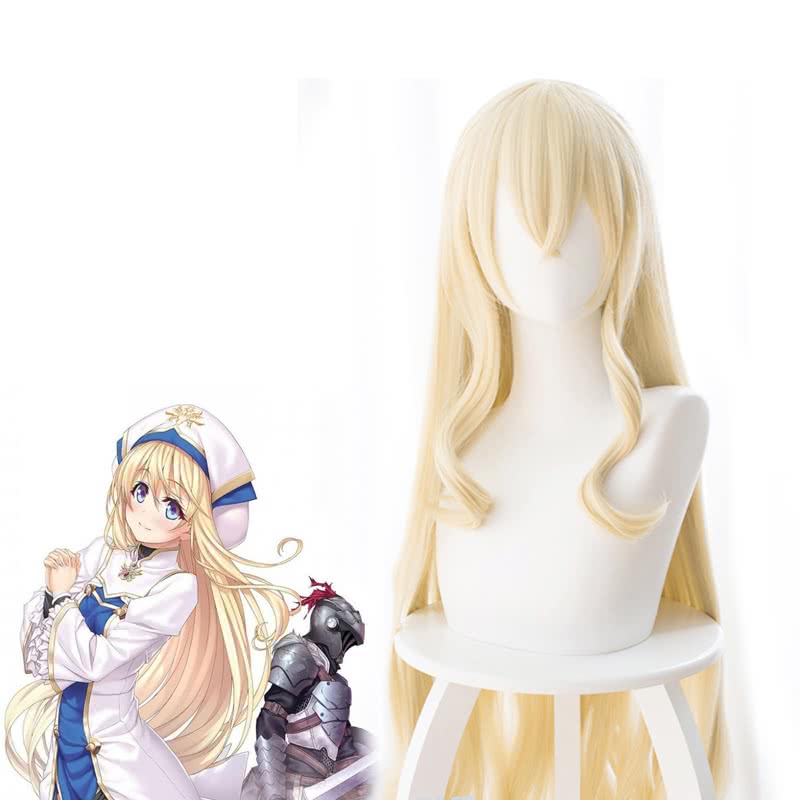 Goblin Slayer Onna Shinkan Blonde Long Cosplay Wig - 100cm