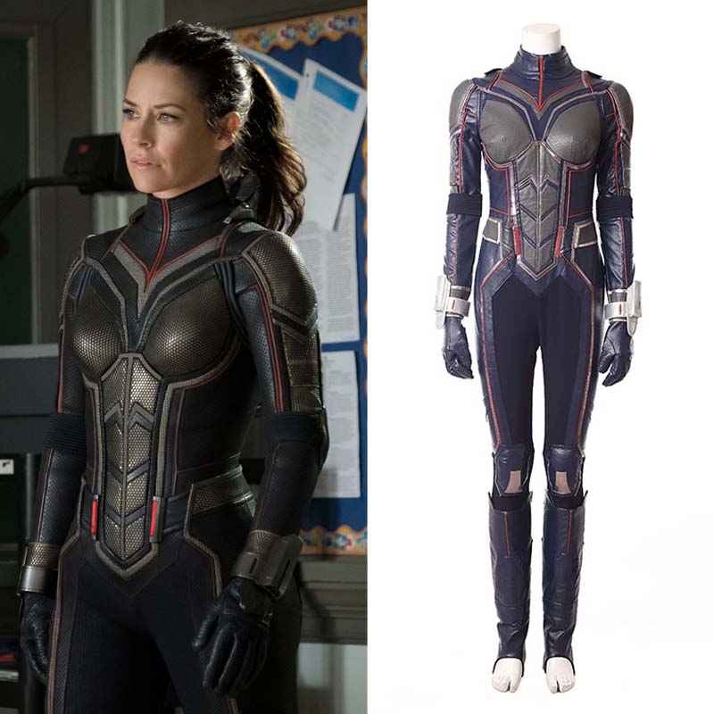 OROCOSPLAY Hope Pym Jumpsuit Cosplay Costume - Ant-Man 2 PU Leather Outfit