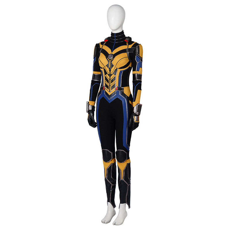 OROCOSPLAY Hope Pym Cosplay Costume - Ant-Man and the Wasp Quantumania PU Leather Jumpsuit