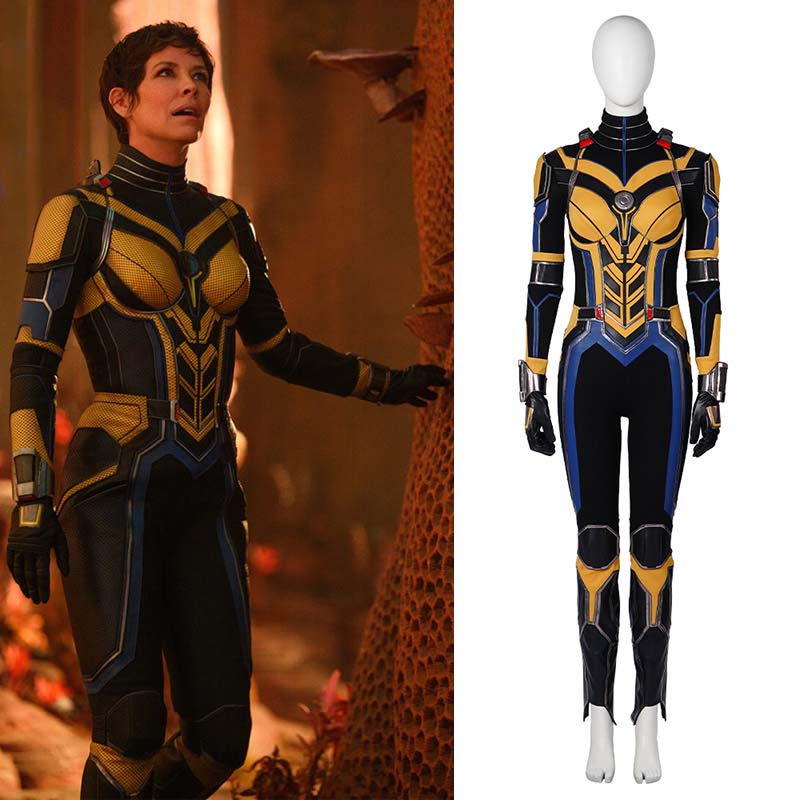 OROCOSPLAY Hope Pym Cosplay Costume - Ant-Man and the Wasp Quantumania PU Leather Jumpsuit