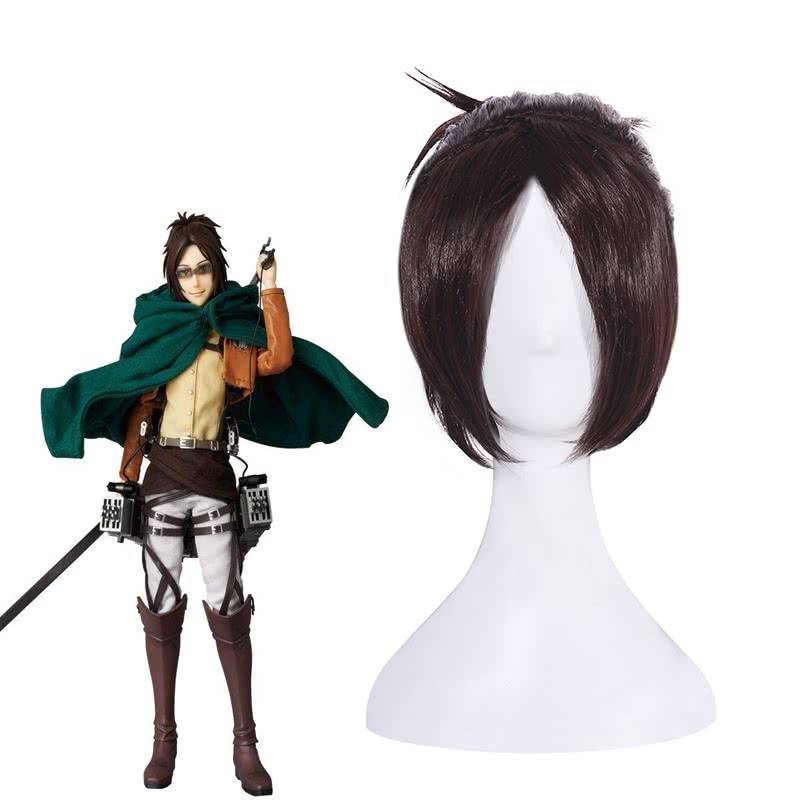 OROCOSPLAY Hanji Zoe Short Brown Wig - Attack on Titan Cosplay Wig