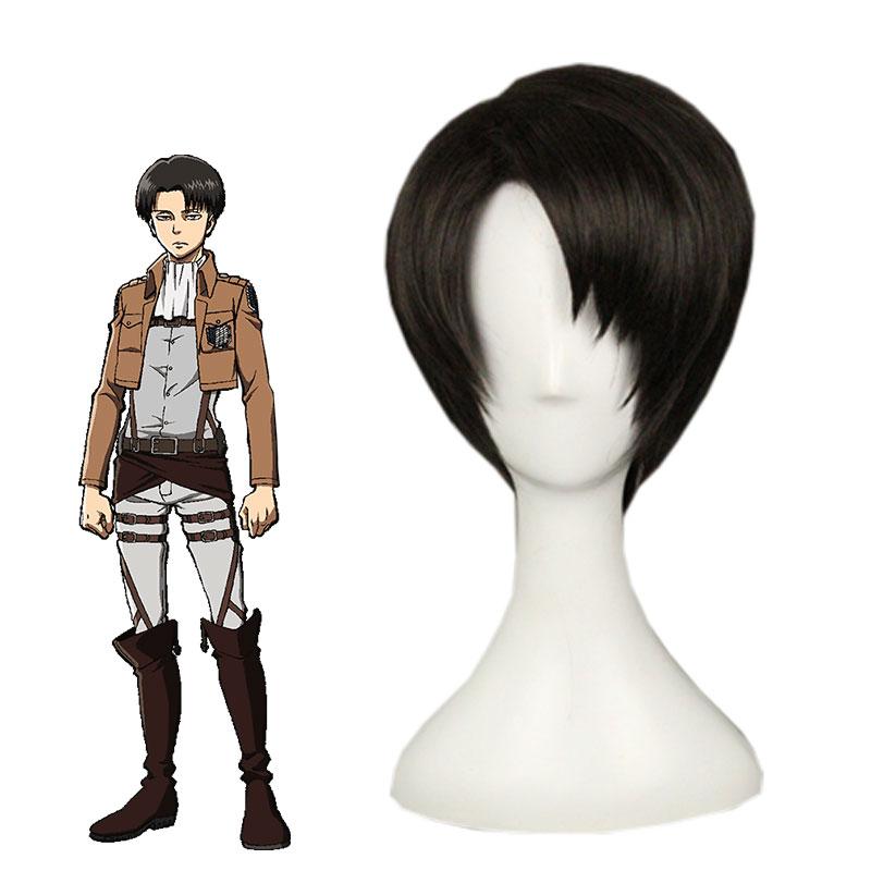 OROCOSPLAY Levi Short Black Wig - Attack on Titan Cosplay Wig