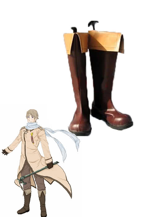 OROCOSPLAY Ivan Braginski Brown Boots - Axis Powers Cosplay