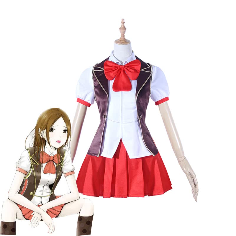 OROCOSPLAY Airi Red Skirt Uniform - Back Street Girls Cosplay Costume