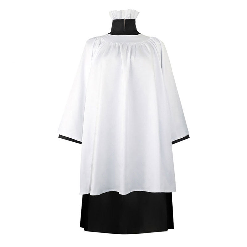 OROCOSPLAY Beetlejuice Priest White Robe - Halloween Carnival Costume