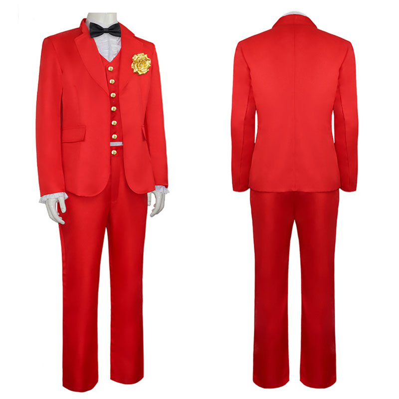 OROCOSPLAY Beetlejuice Red Suit Costume - Beetlejuice 2 Halloween