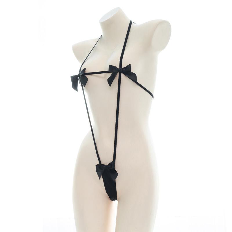 OROCOSPLAY Black Bow Sexy Bikini - Cosplay Costume