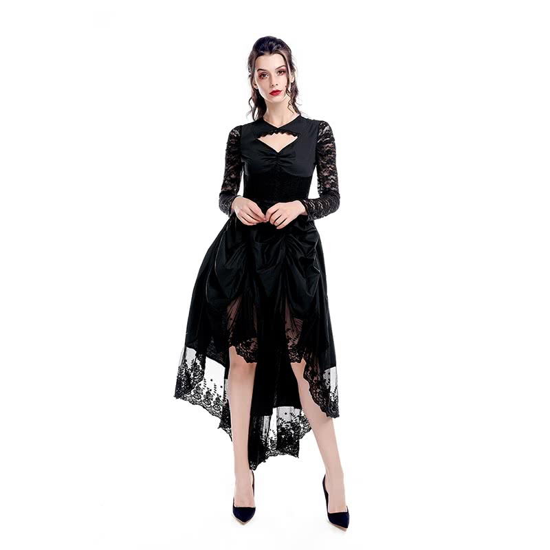 OROCOSPLAY Black Gothic Victorian Dress - Cosplay Costume