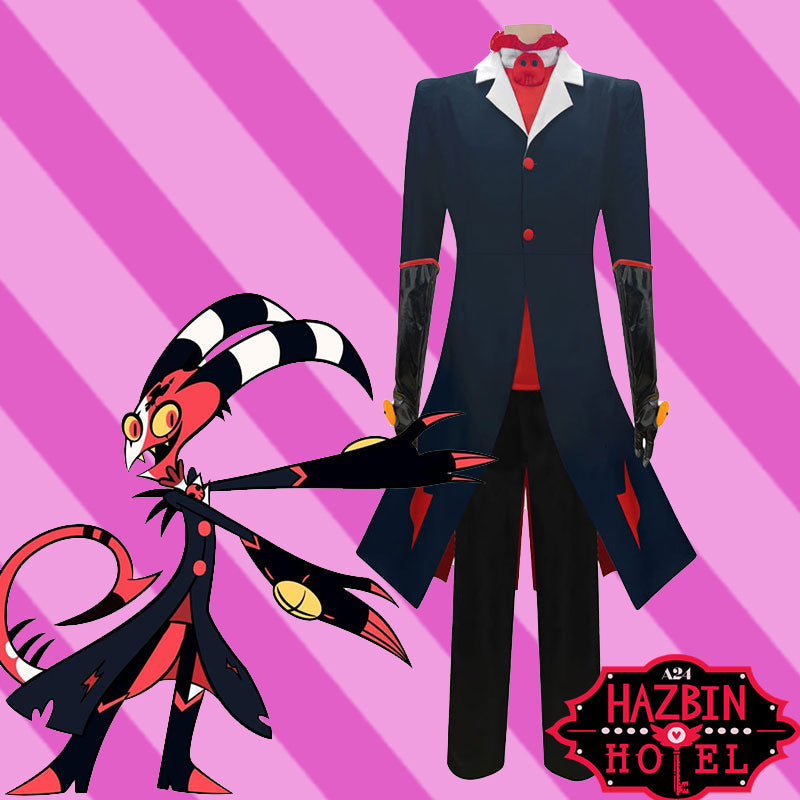 Helluva Boss Blitzo Cosplay Costume - Full Set with Coat & Accessories