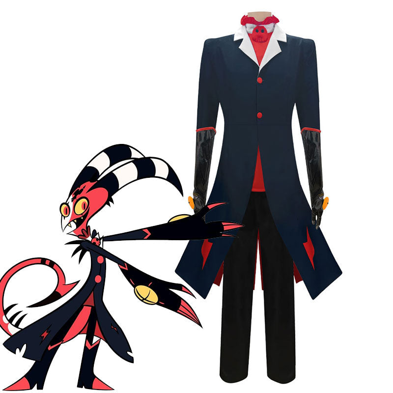 Helluva Boss Blitzo Cosplay Costume - Full Set with Coat & Accessories