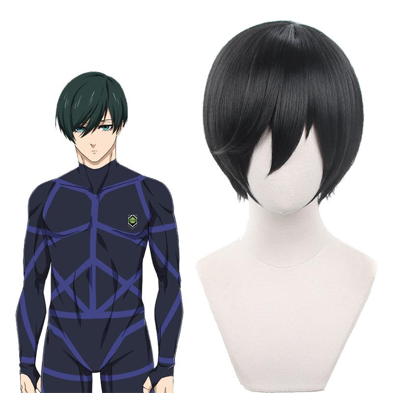 OROCOSPLAY Itoshi Rin Black Yellow Wig - Blue Lock