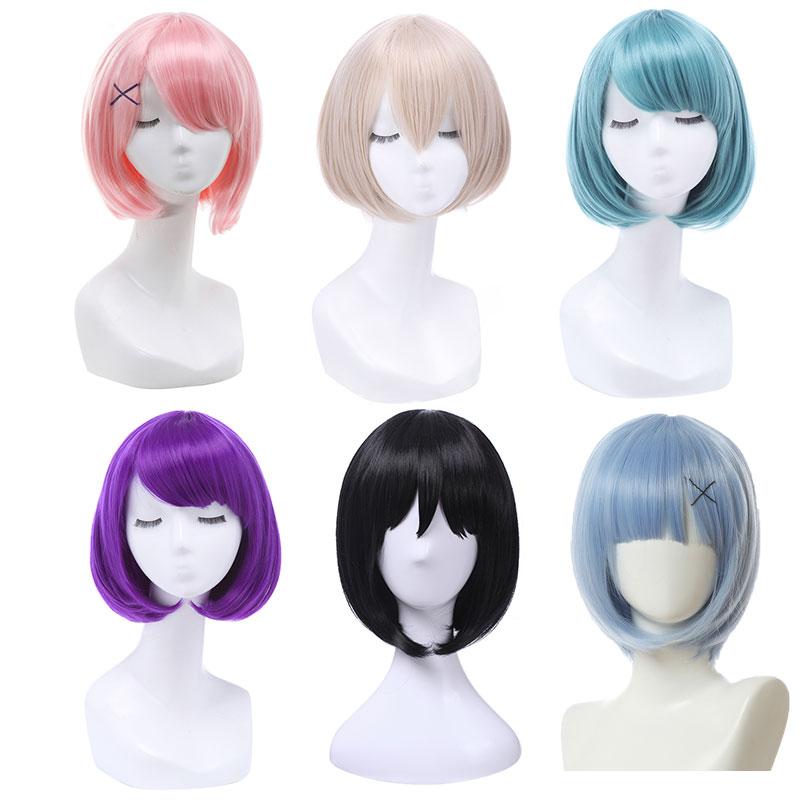 OROCOSPLAY BOB Short Straight Cosplay Wig - 30cm 6 Colors High Temp Fiber