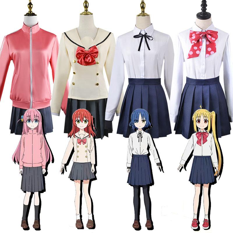 OROCOSPLAY Bocchi the Rock! Band Cosplay Costume - Hitori Gotoh / Ryo Yamada / Ikuyo Kita / Nijika Ijichi