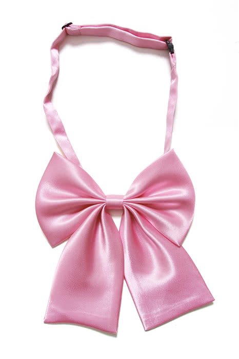 Pink Big Bow Tie for Schoolgirl Cosplay - Lovely Hair Accessory