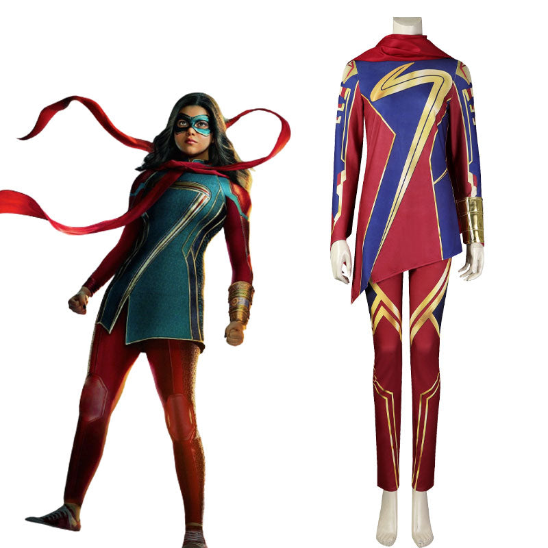 OROCOSPLAY Kamala Khan Cosplay Costume - Captain Marvel 2