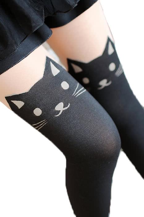 OROCOSPLAY Cat Long Thick Tights Stockings - Cosplay Accessory
