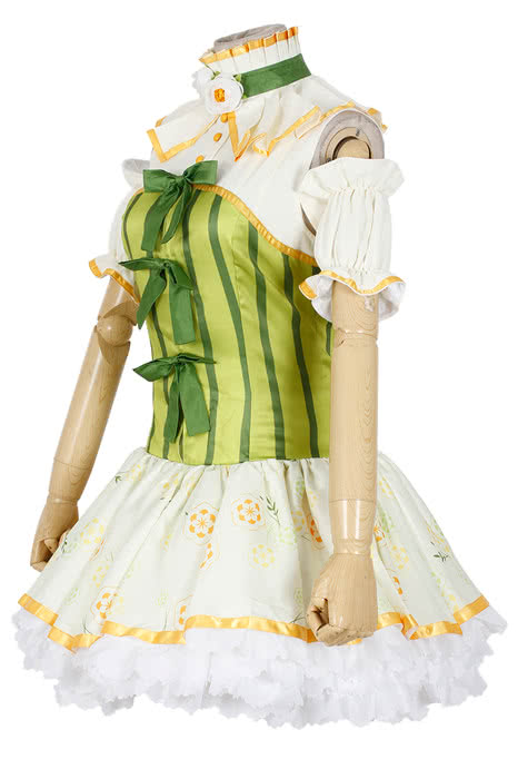 High Quality Anime Costumes Minami Kotori Green Costume - Love Live