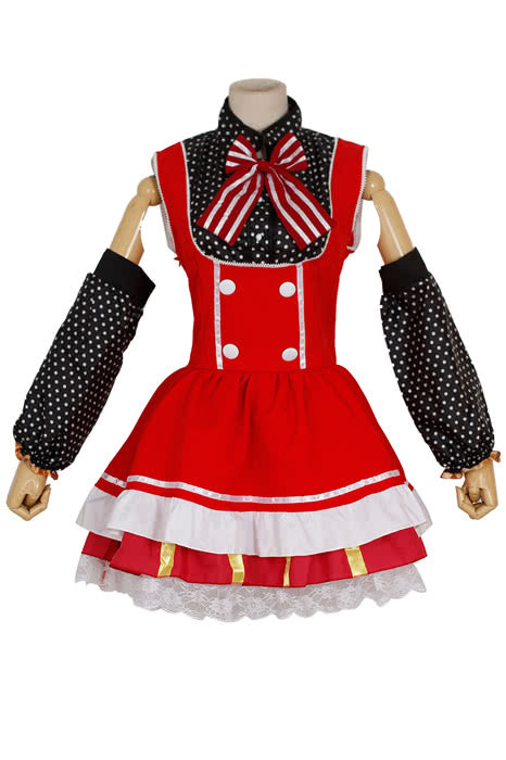High Quality Anime Costumes Nishikino Maki Red Lovely Costume - Love Live
