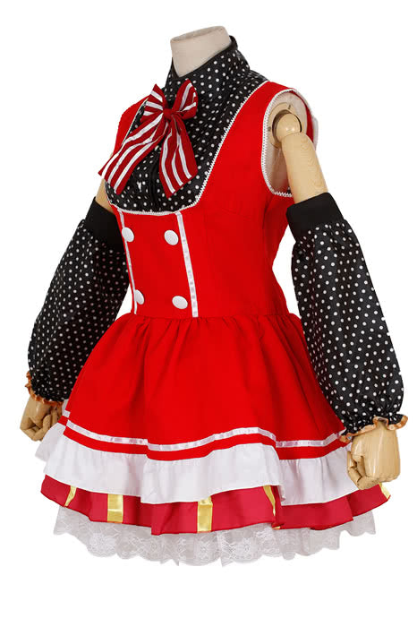 High Quality Anime Costumes Nishikino Maki Red Lovely Costume - Love Live