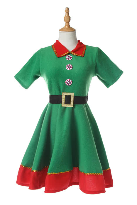 OROCOSPLAY Christmas Elf Family Costume - Women & Girls Dress Set