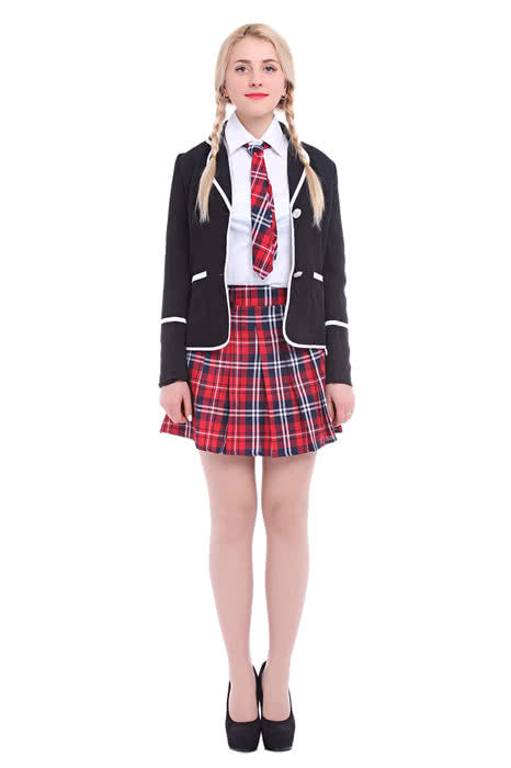 OROCOSPLAY British High School Girl Cosplay Costume - School Uniform