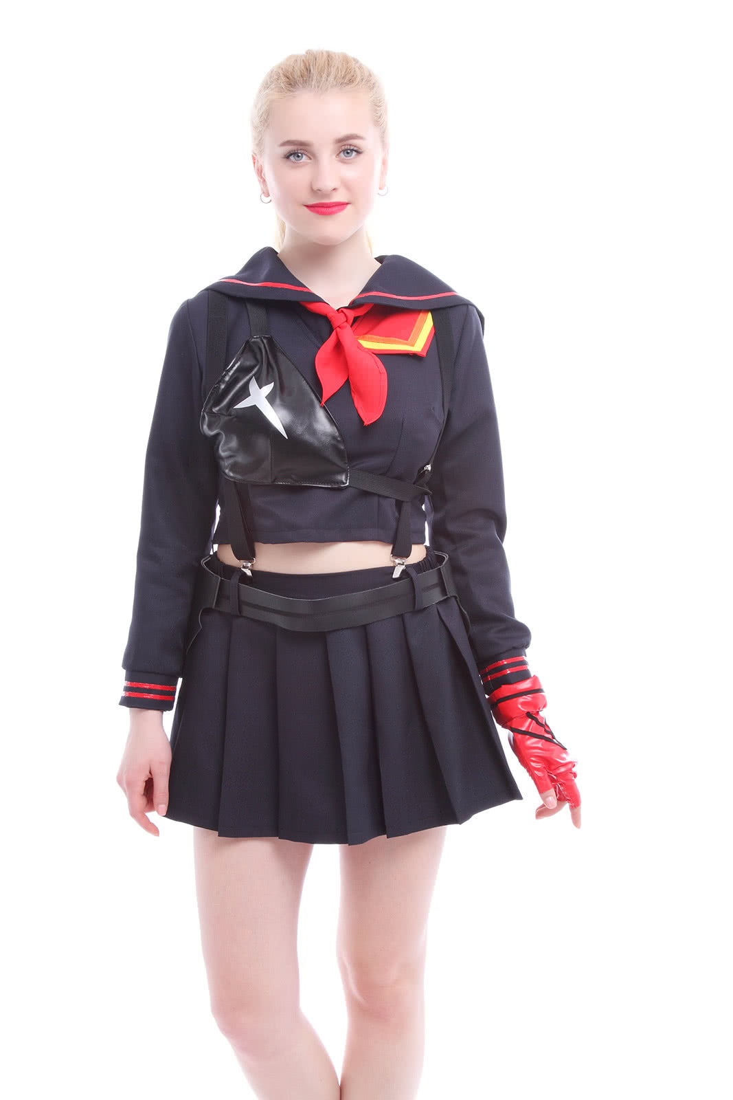 Rolecos KILL la KILL Blue Cosplay Costume - Anime Uniform