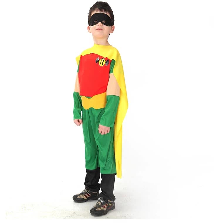 OROCOSPLAY Kids Superman Halloween Costume Set with Eye Mask