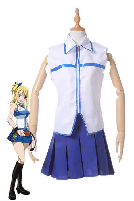 OROCOSPLAY Lucy Heartfilia White Dress Cosplay Costume - Fairy Tail