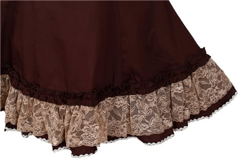 OROCOSPLAY Gothic Lolita Wine Red Ball Gown - Elegant Retro Dress