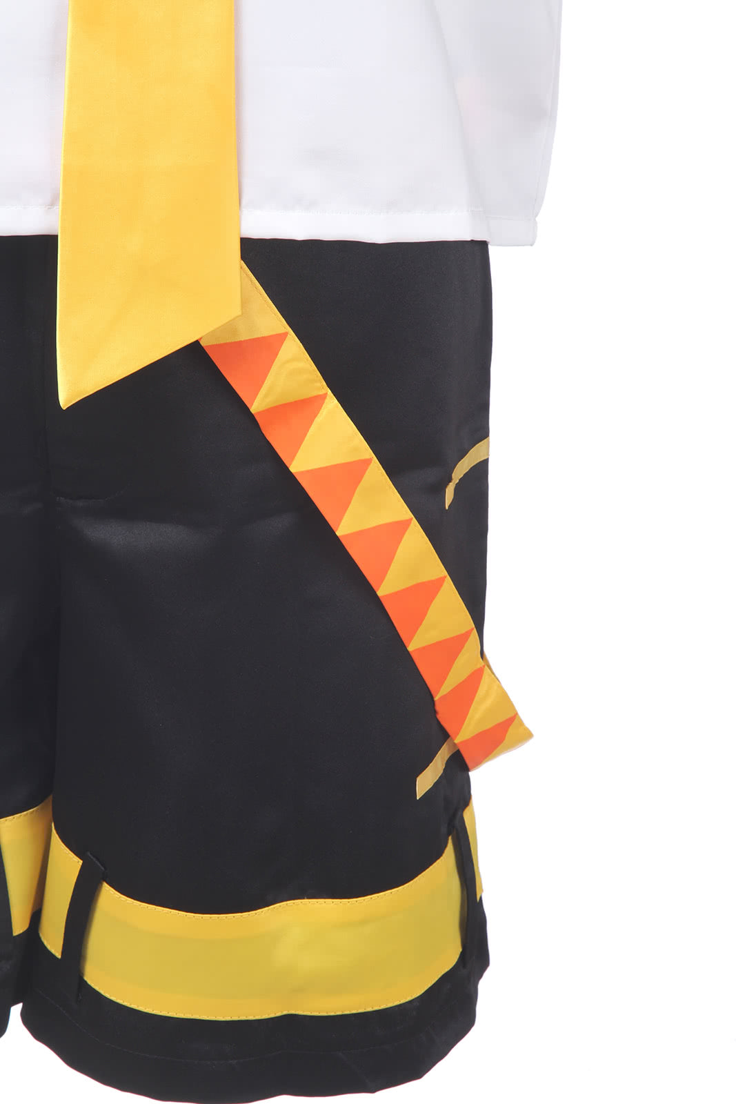 Kagamine Rin Ren School Uniform Cosplay Set - VOCALOID Anime Boy Outfit with Top Shorts Neckwear Gloves Leg Wear Belt