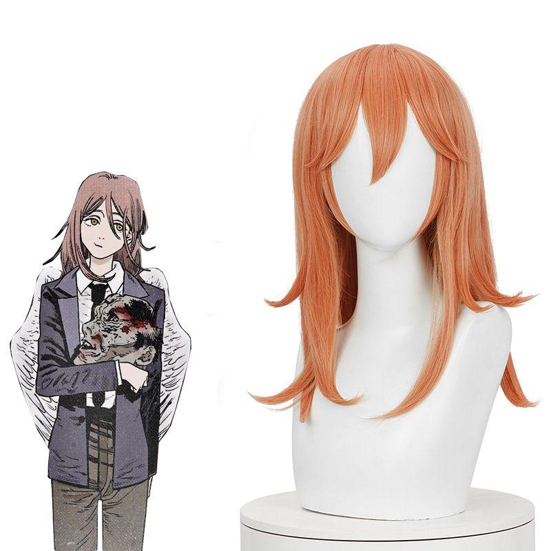 OROCOSPLAY Angel Devil Orange Curly Wig - Chainsaw Man