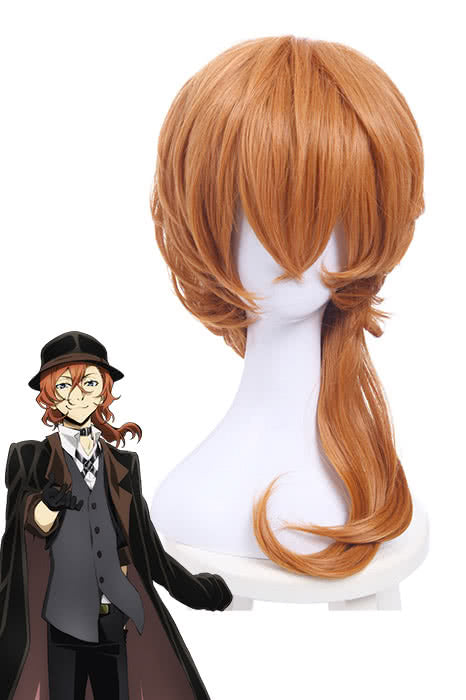OROCOSPLAY Chuya Nakahara Orange Wavy Wig - Bungou Stray Dogs