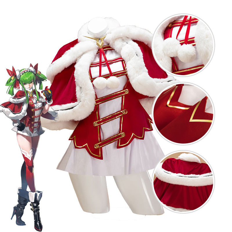 OROCOSPLAY C.C. Christmas Plush Collar Costume - Code Geass
