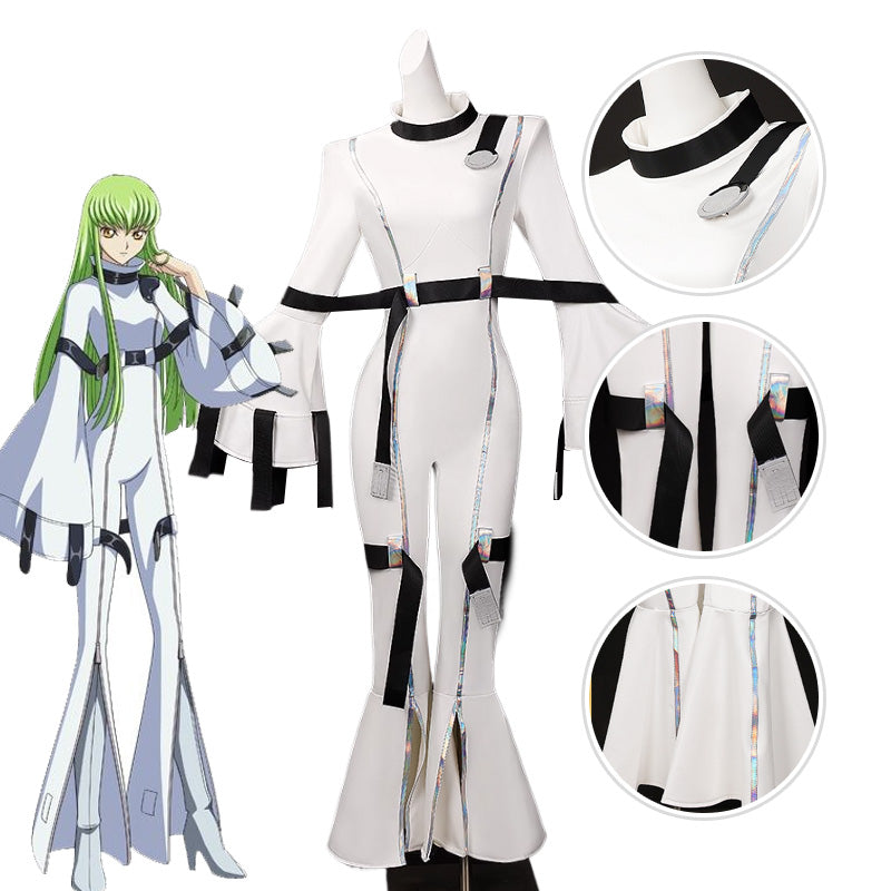 OROCOSPLAY C.C. White Restraint Costume - Code Geass