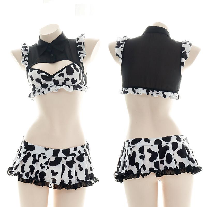 OROCOSPLAY Cow Hollow Sexy Underwear Set - Cosplay Costume