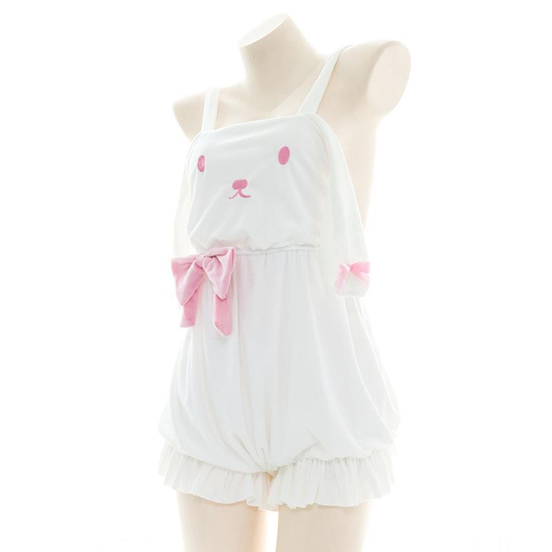OROCOSPLAY Backless Plush Rabbit Bodysuit - Cosplay Costume