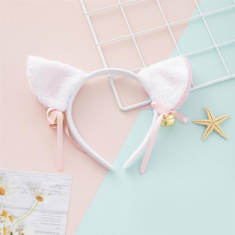 OROCOSPLAY Cat Ears Headband with Bell - Cute Headdress