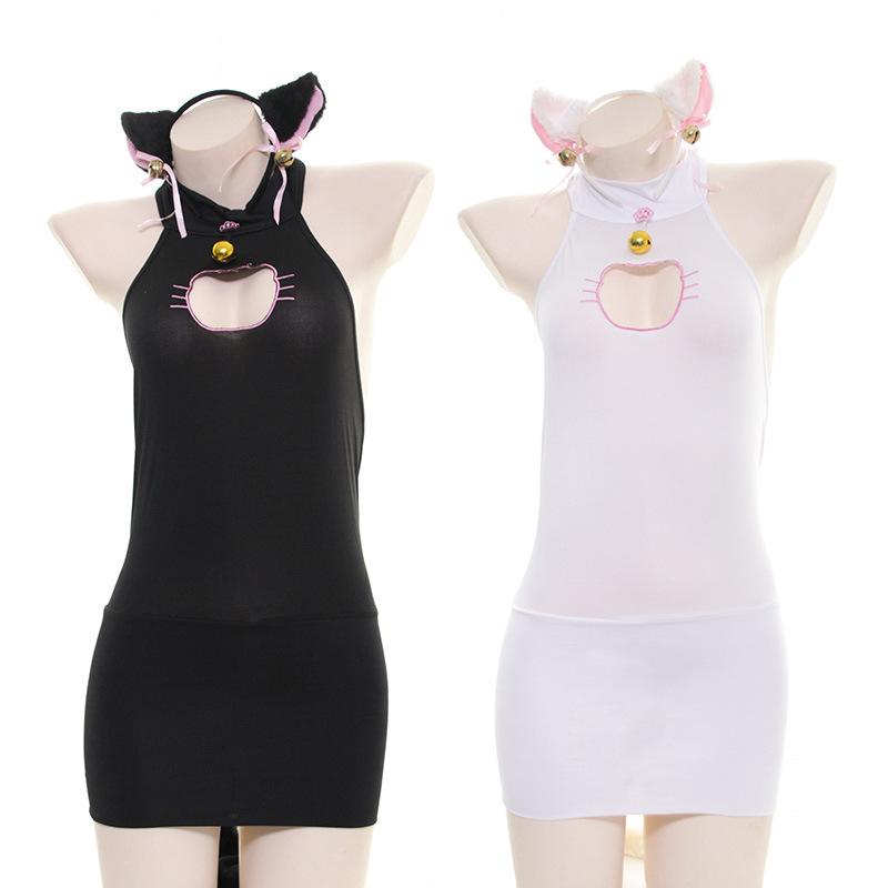 OROCOSPLAY Cat Hollow Pajamas Set - 2 Colors Cosplay Costume