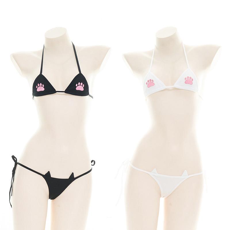 OROCOSPLAY Girly Embroidery Sexy Bikini Set - 2 Colors Cosplay Costume