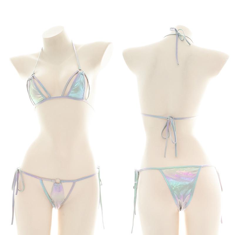 OROCOSPLAY Laser Bandage Bikini Set - Cute Cosplay Costume