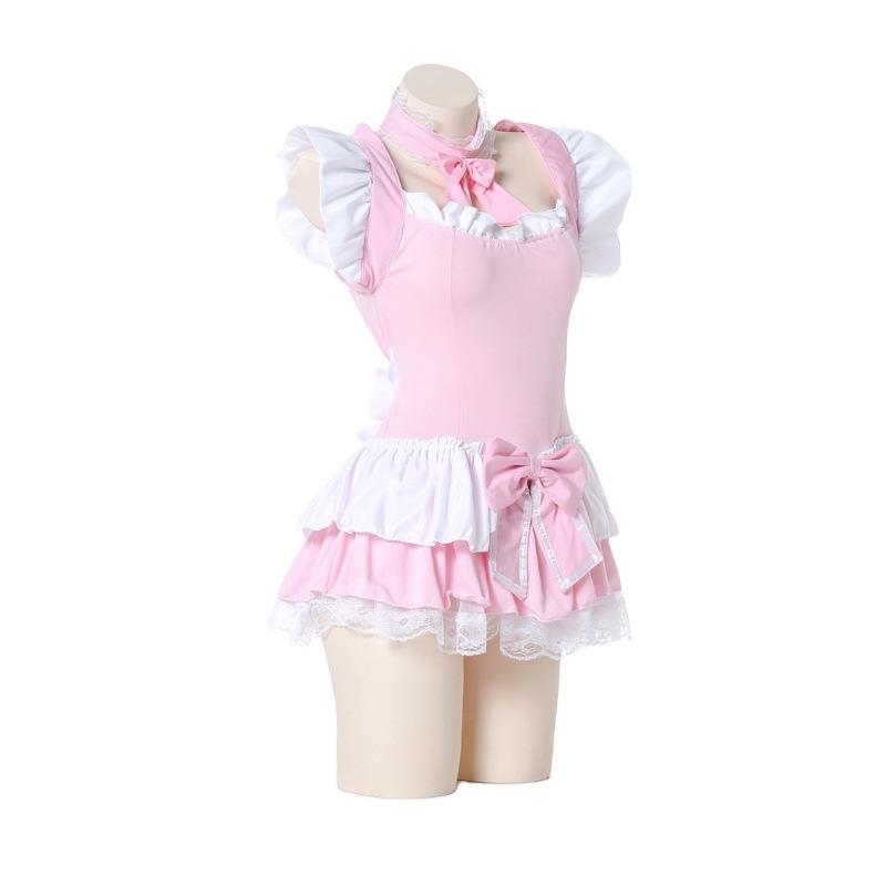 OROCOSPLAY Cute Maid Pink Lingerie Dress - Cosplay Costume