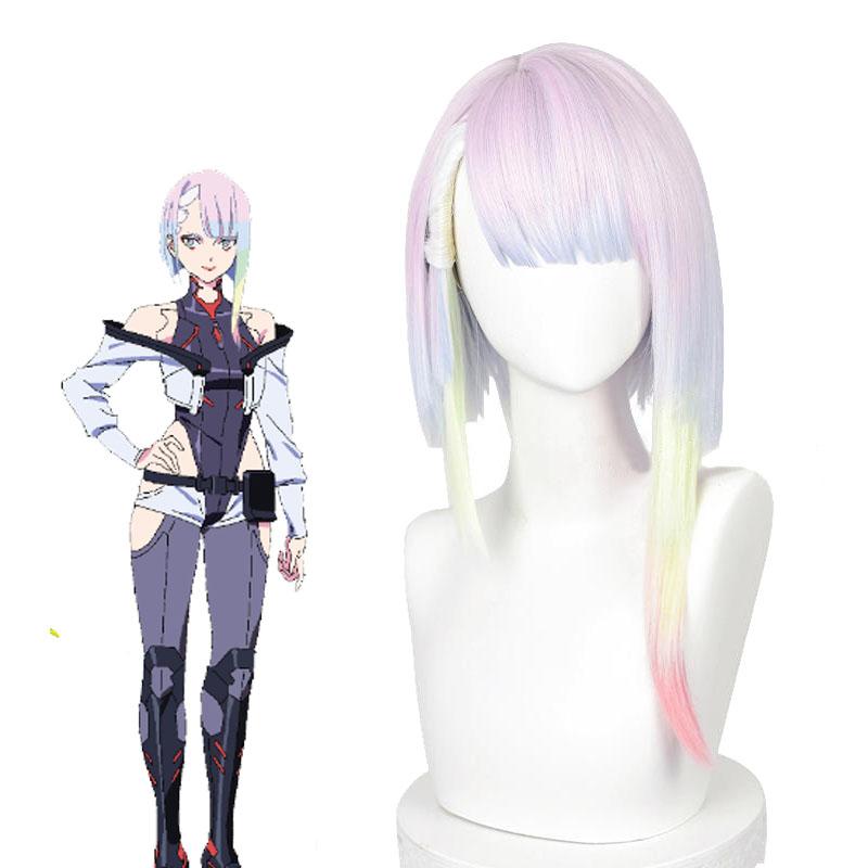 OROCOSPLAY Lucy Multi-Color Straight Wig - Cyberpunk Edgerunners 2077