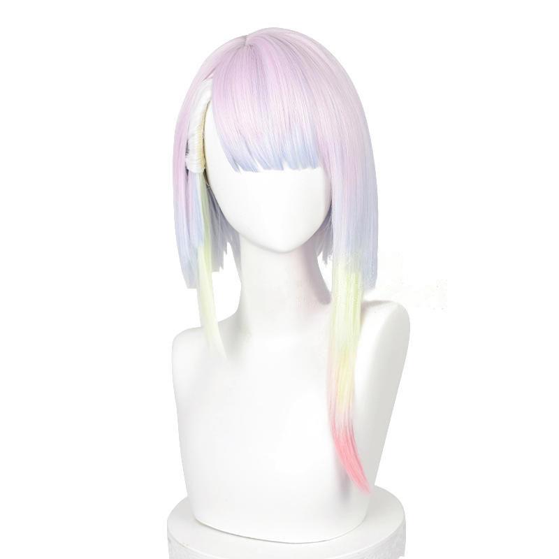 OROCOSPLAY Lucy Multi-Color Straight Wig - Cyberpunk Edgerunners 2077