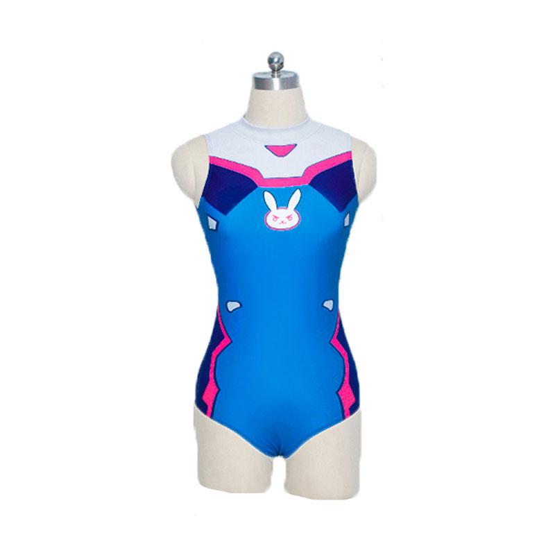 OROCOSPLAY D.Va Blue Swimsuit Costume - Overwatch