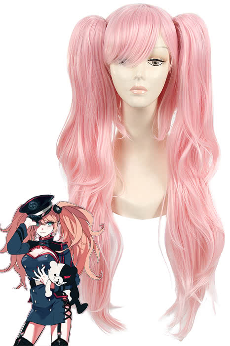OROCOSPLAY Junko Enoshima Long Pink Curly Wig - Danganronpa