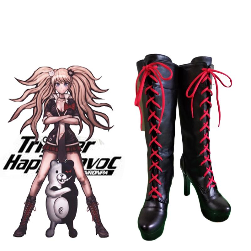 OROCOSPLAY Enoshima Junko Black Cosplay Shoes - Danganronpa