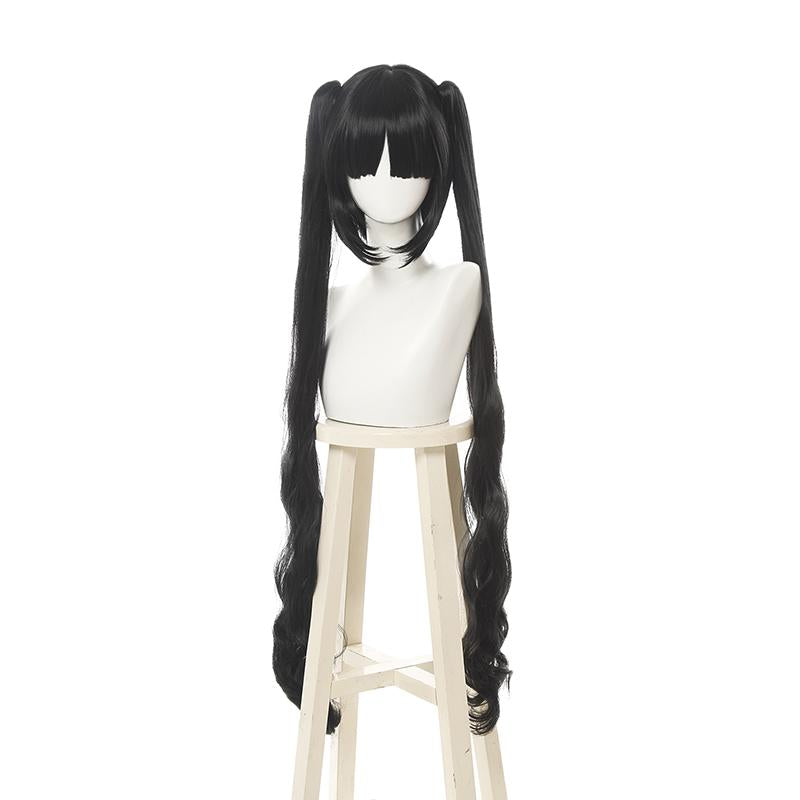 OROCOSPLAY Hestia Black Long Straight Wig - Danmachi